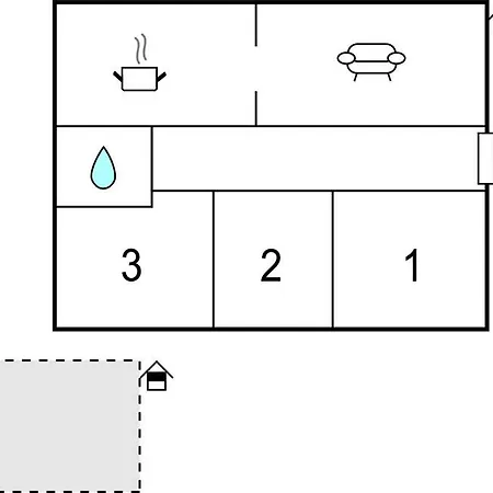 Three-bedroom In شقة